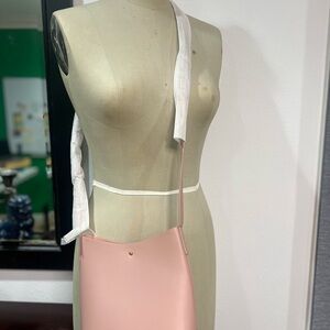 Samara Peony Pink Vegan Leather Shoulder Bag | New, Luxe Minimal